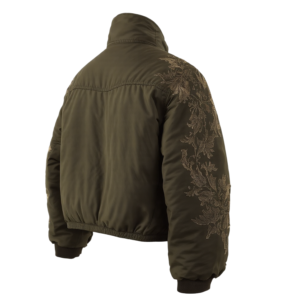 Glitch Gilded Ember Bomber