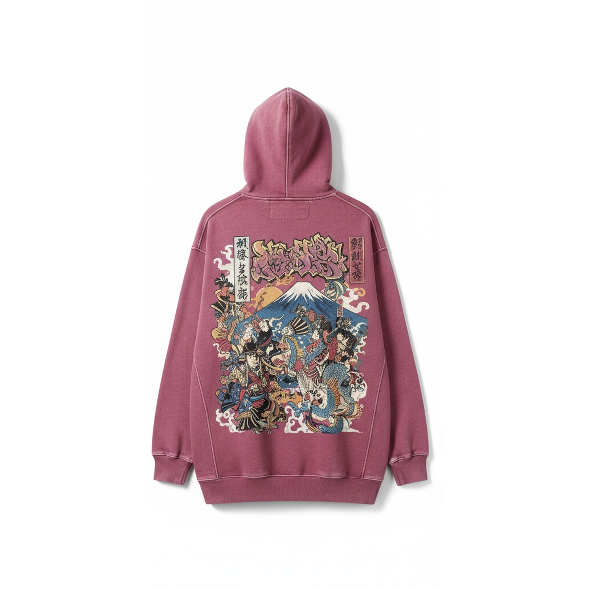 Mt. Fuji Battle Hoodie – Premium Art Collection