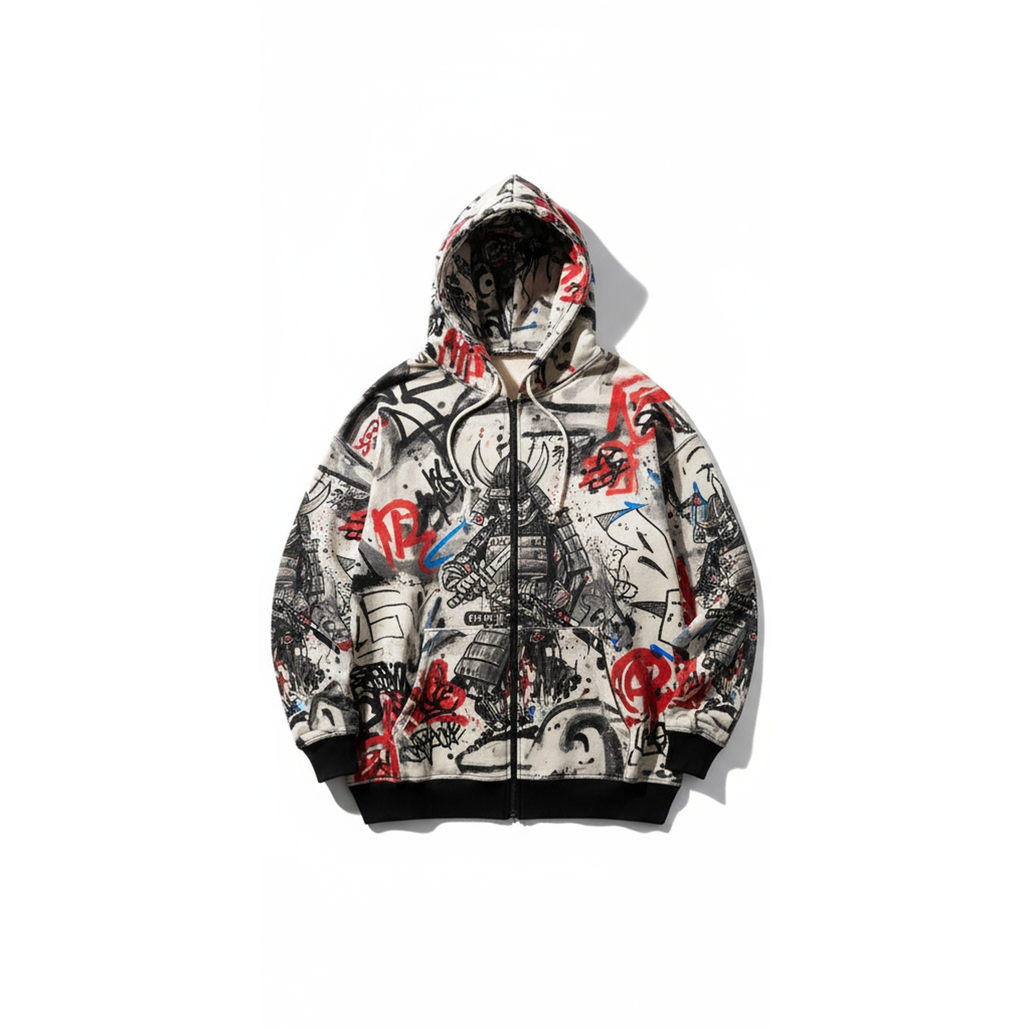 Graffiti Ronin Zip Hoodie