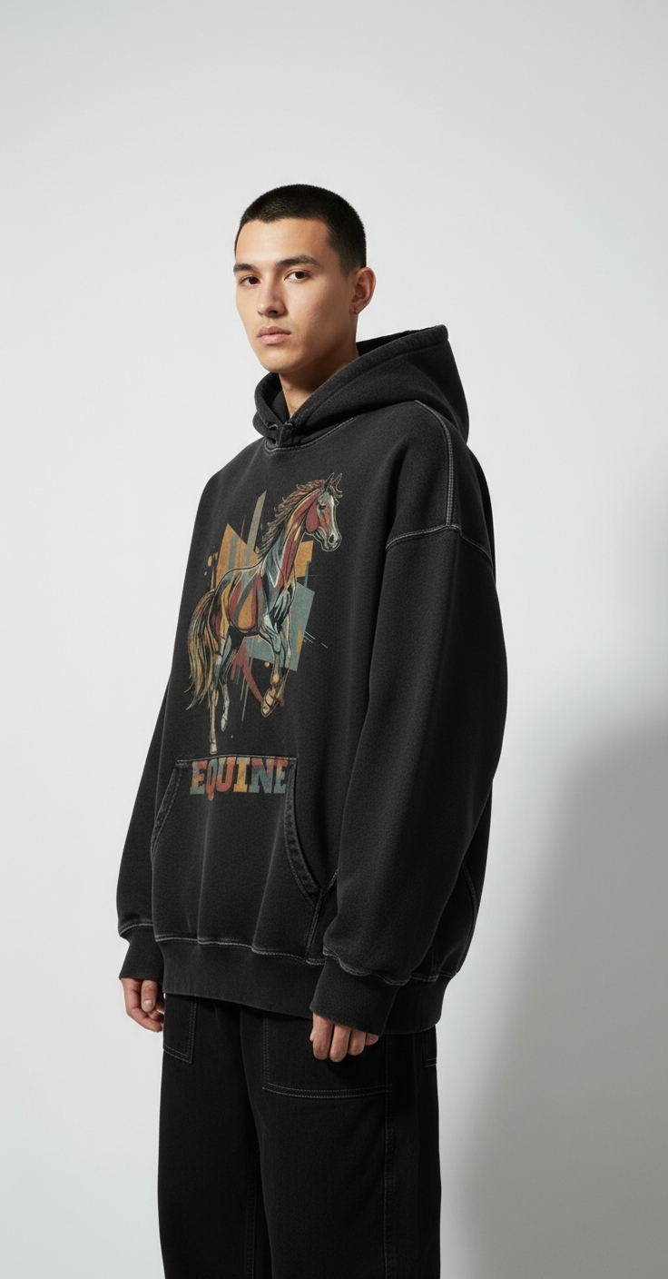 Equine Wings Artistic Hoodie