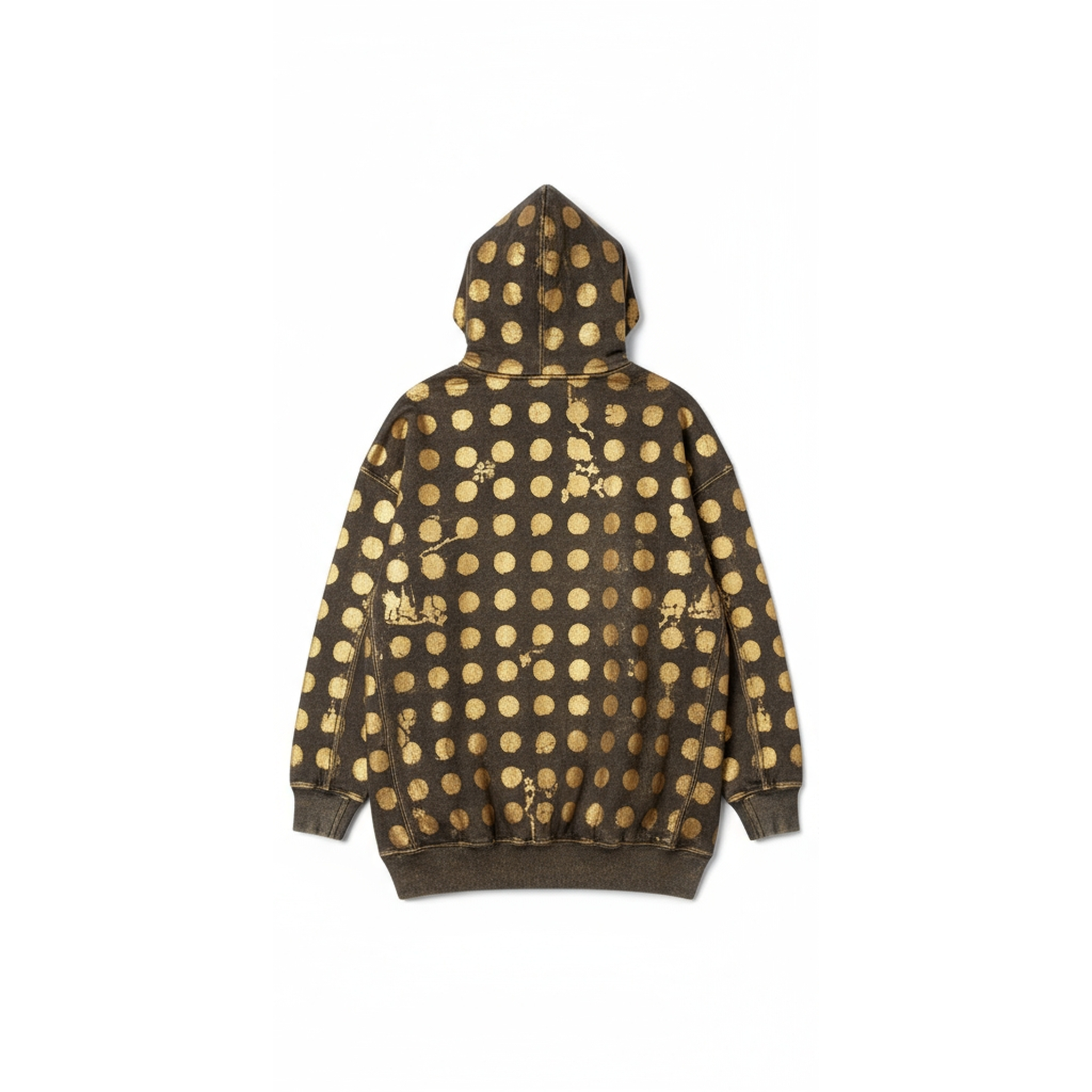 Golden Dust Polka Hoodie – Premium Art Collection