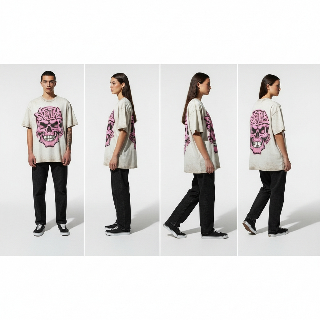 Pink skull
