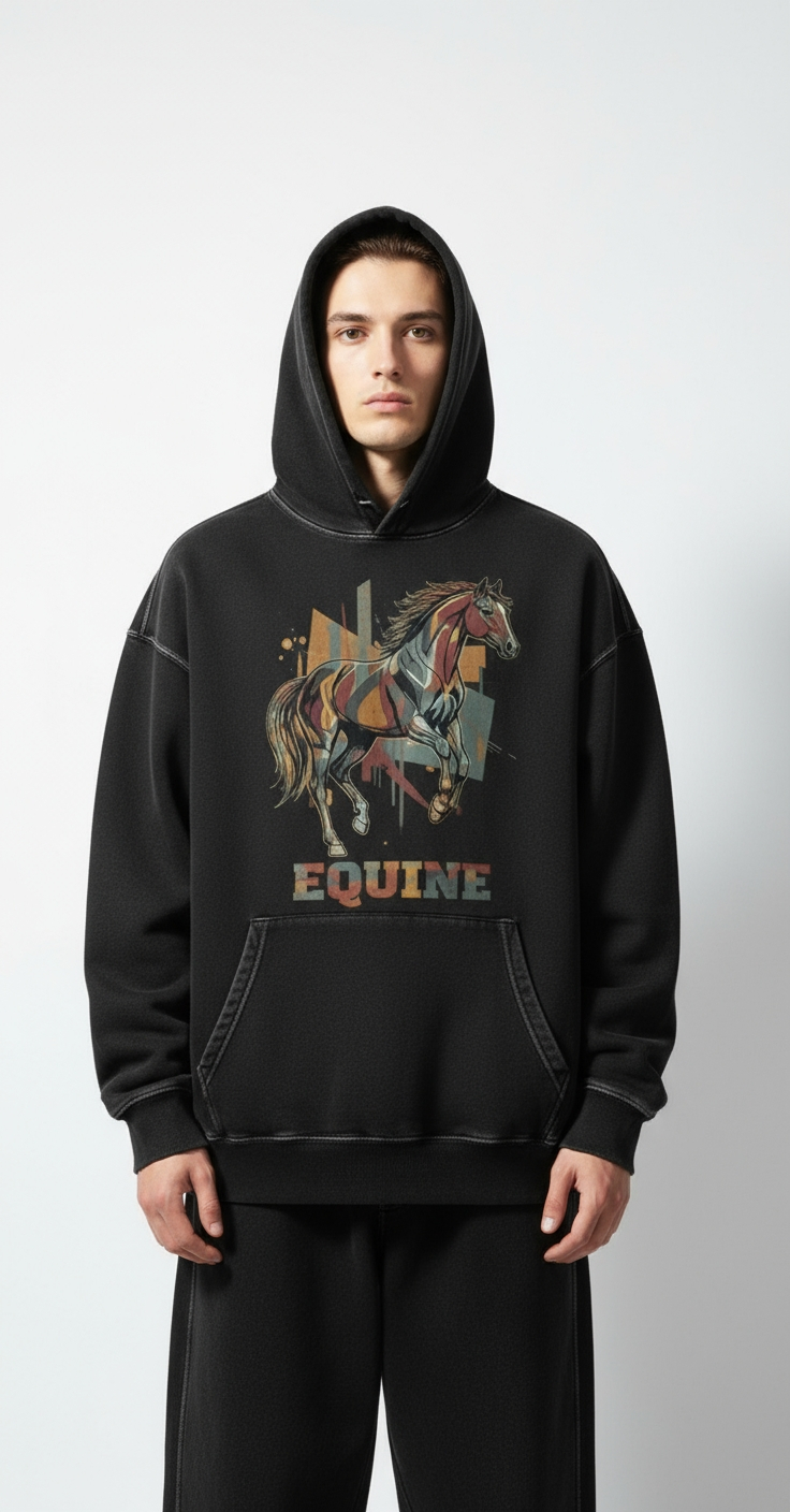 Equine Wings Artistic Hoodie