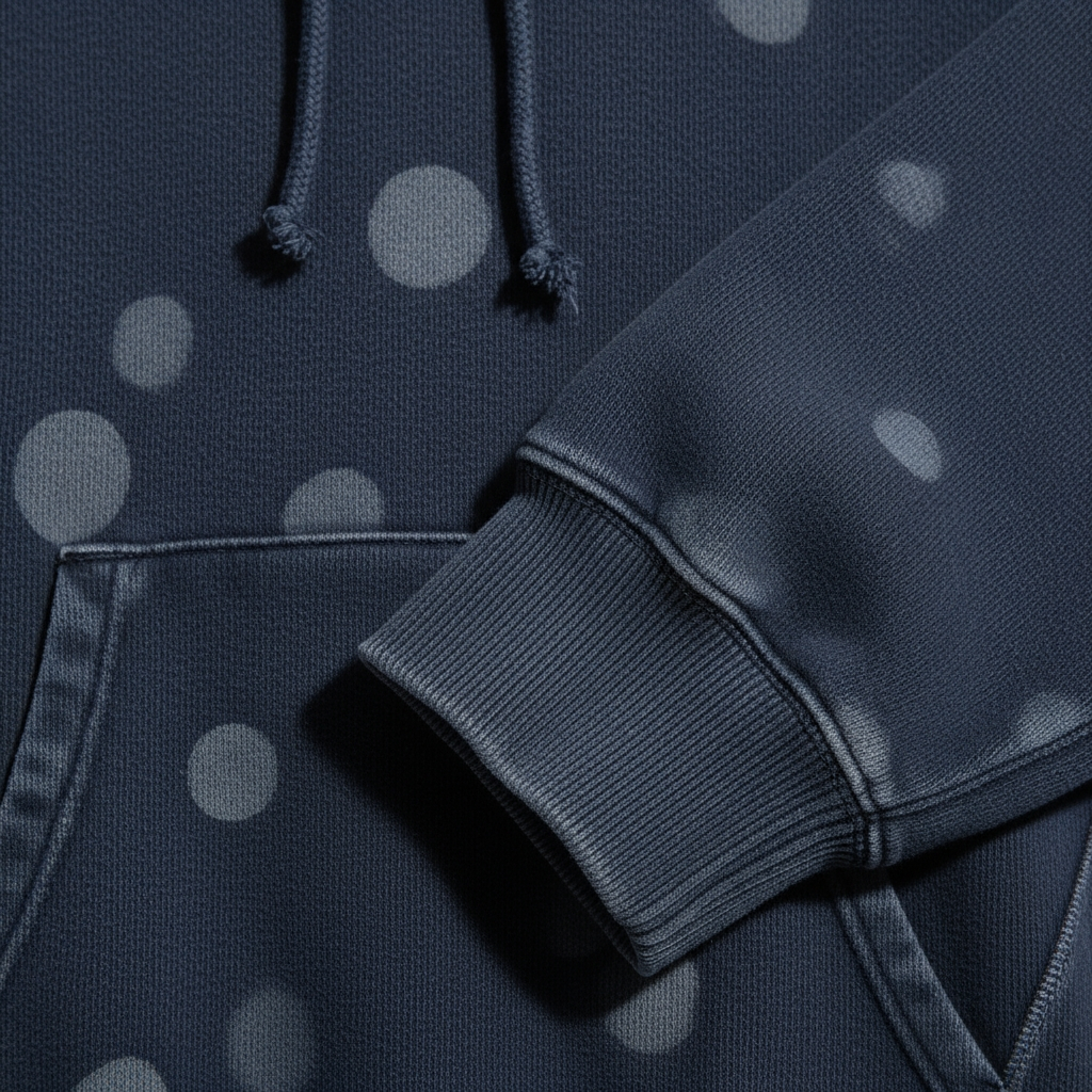 Midnight Polka Hoodie – Premium Art Collection