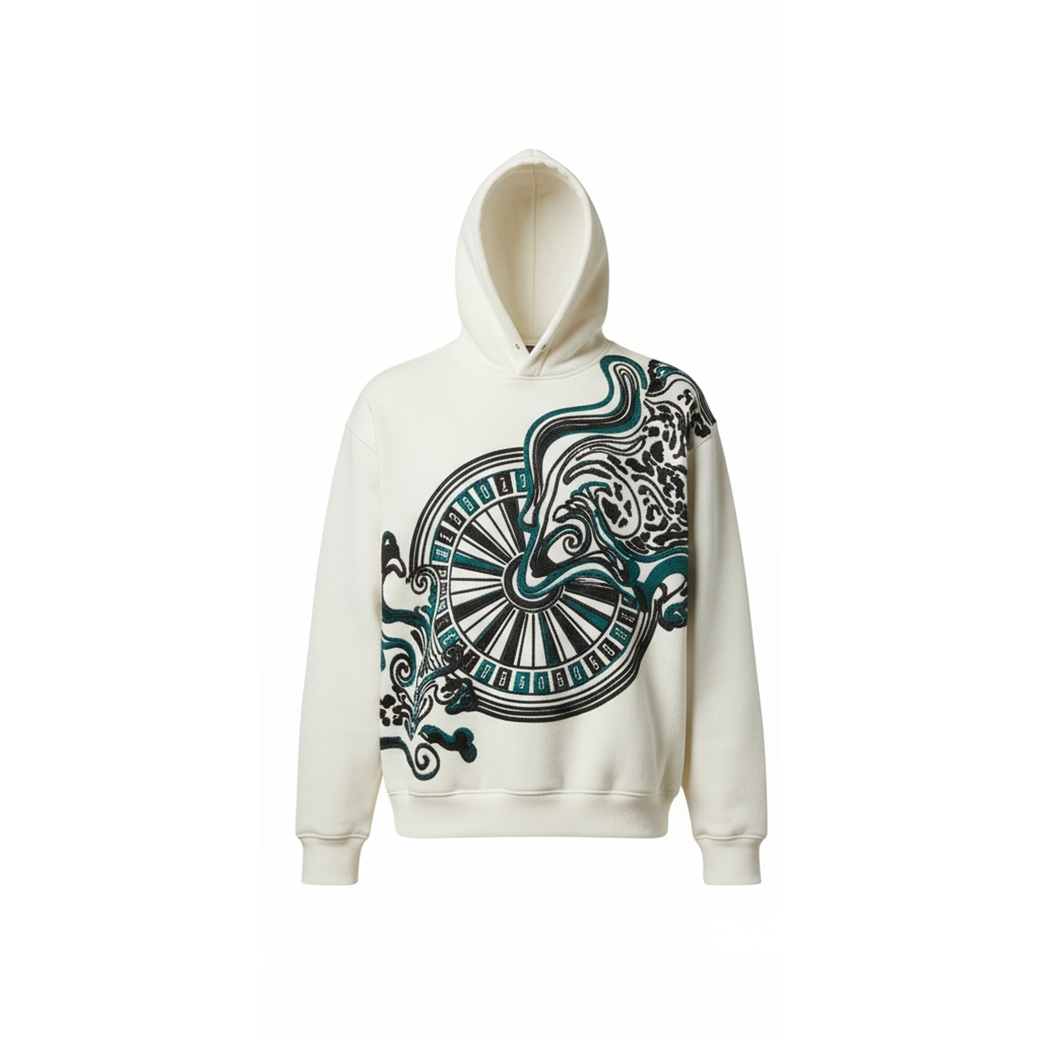Wheel of Fate Hoodie – Ivory Edition